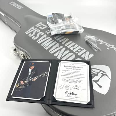 2018 Epiphone Joe Bonamassa ES-355 Standard Outfit - Ebony image 16