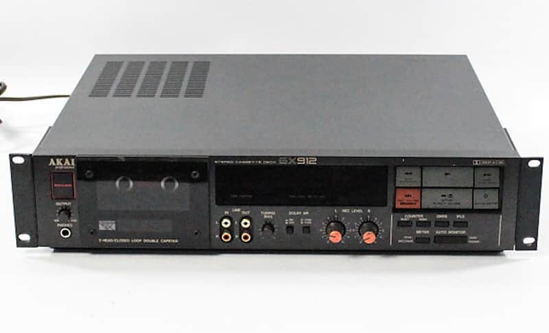 Akai GX-912 3 Head Professional Master Cassette Deck (Ultra RAR !) image 1