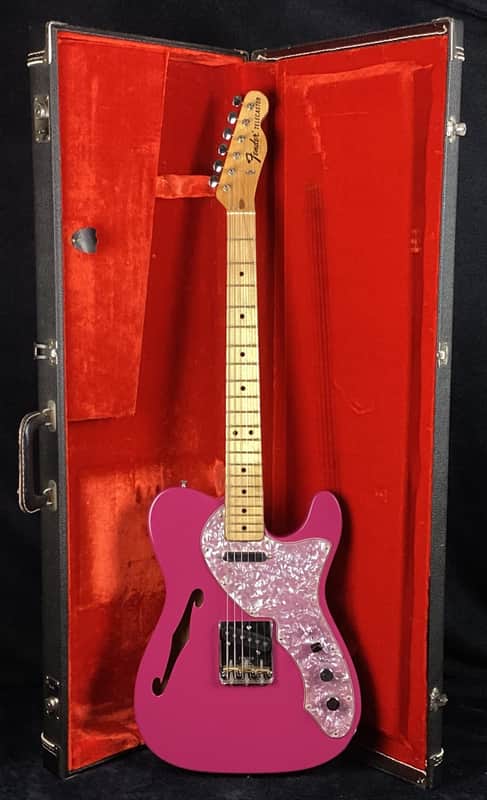 Fender Telecaster Thinline 1971 - Pink image 1