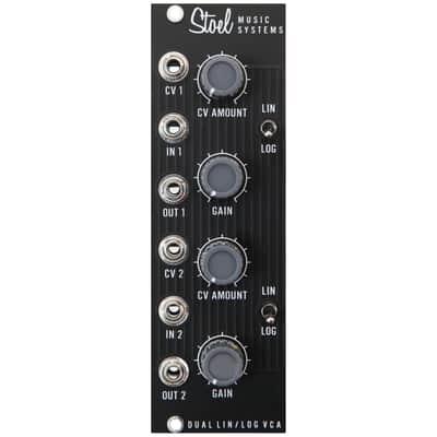 Stoel Music Systems Dual Lin/Log VCA, Dark Mode - Black image 1