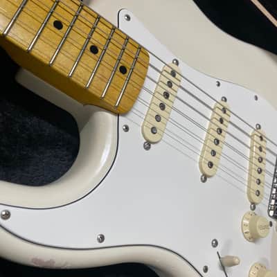 Left Handed Lefty Stratocaster Buzzcaster StratBuzz 2024 - Aged Cream Musikraft MJT image 5
