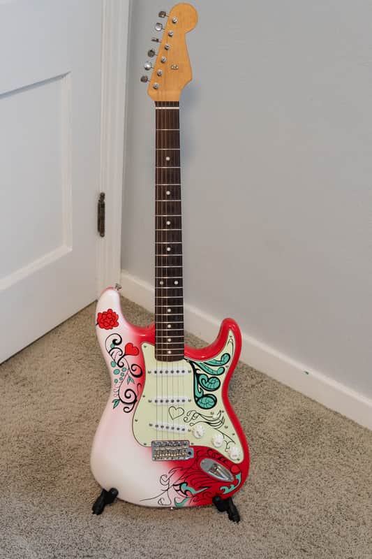 Double Cut Standard S Style Jimi Hendrix Inspired "Monterey" Fender Pure Vintage 65 Pups Licensed Stratocaster Neck image 1