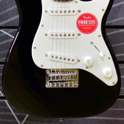 Fender Squier Mini Stratocaster Black Short-Scale Electric Guitar image 6
