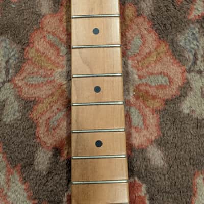 Left handed Fender American Professional ii Telecaster body with mod shop roasted maple neck 2023 electric guitar husk - Miami blue image 11