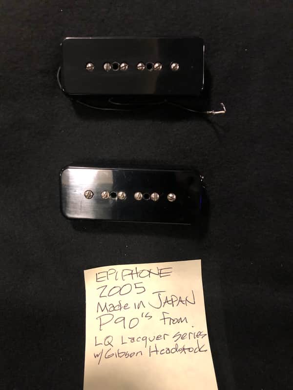 Epiphone Vintage 2005 P90 pickup set MIJ 2005 image 1