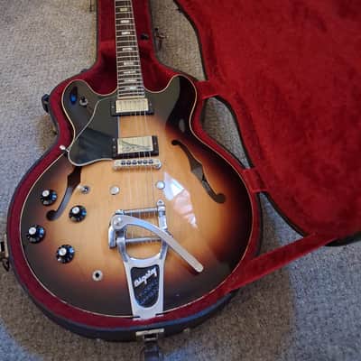 Gibson Es-335 Left handed 1979 - sunburst image 1