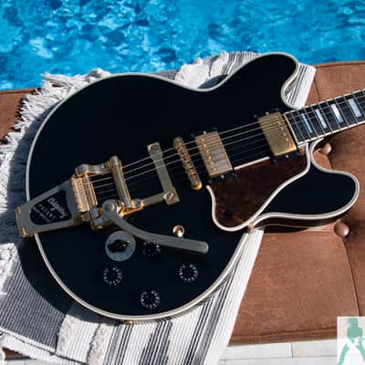 1996 Gibson ES-355 BB King Lucille - w Bigsby & Ebony Fretboard - TONS of MOJO - Pro Set Up w Perfect Action/Intonation! image 7