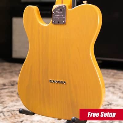 Fender American Professional II Telecaster Electric Guitar - Butterscotch Blonde with Hardshell Case image 2