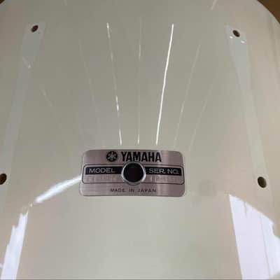 YAMAHA 9000 - RECORDING CUSTOM 18" FLOOR TOM STAGE WHITE / MADE IN JAPAN image 2