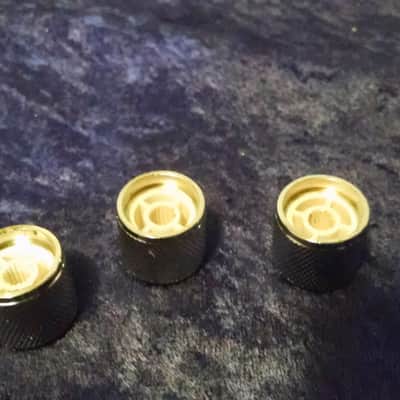 Kramer Pacer Chrome dome knob 3x push on (gibson era) image 3