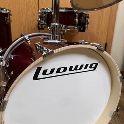 Ludwig Breakbeats by Questlove 10/13/16/5x14" 4pc Shell Pack - Red Sparkle image 7