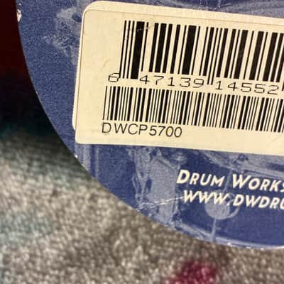 DW DWCP5700 5000 Series Heavy Duty Double-Braced Straight/Boom Cymbal Stand 2020s - Chrome image 5
