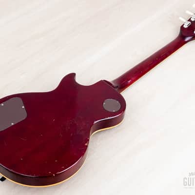 1975 Gibson Les Paul Deluxe Vintage Guitar Cherry, Humbucker Conversion w/ 57 Classic PAFs, Bigsby B7 & Case image 14