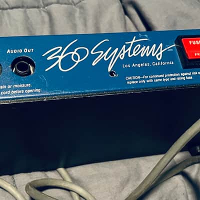 360 systems  Midi bass module  80s  Blue image 2