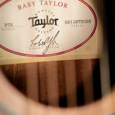 Taylor BT2 Mahogany Acoustic Guitar with Gig Bag image 13