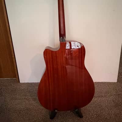 Yamaha A1M Dreadnought Acoustic-Electric with Cutaway 2010s - Natural image 6