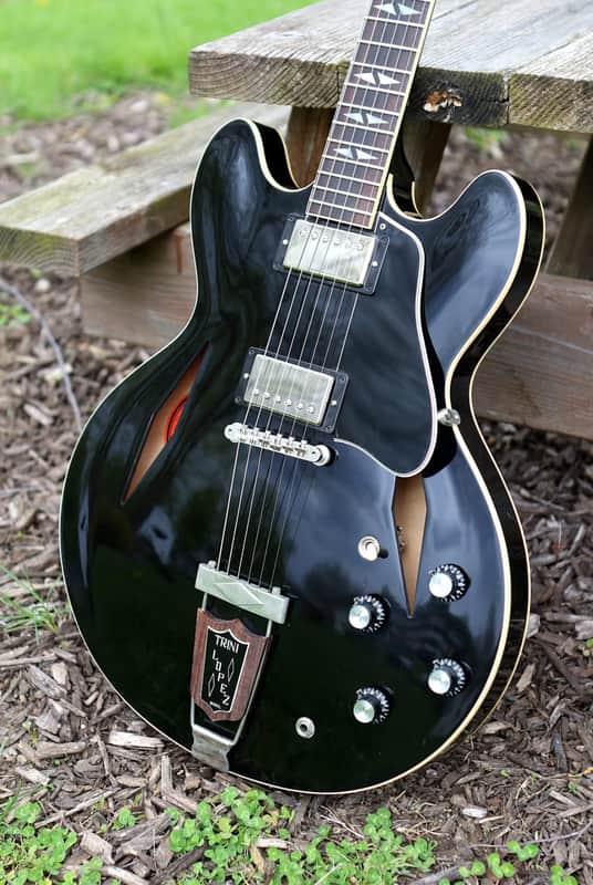Gibson Memphis Trini Lopez ES-335 2015 - Ebony image 1