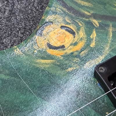 Gibson Les Paul Studio Waukesha Guitar Town Project Starry Night image 12