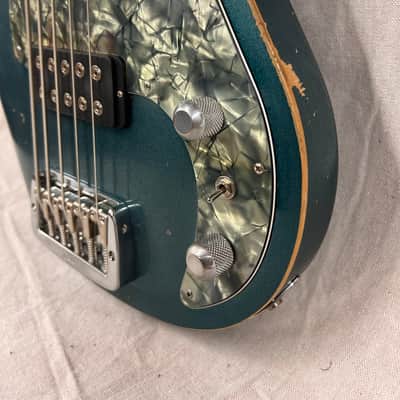 G&L Kiloton 5 2024 - Lake Placid Blue Nitrocellulose Lacquer Medium Aged image 8