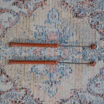 Premier Vintage Brushes - Retractable - Steel Wire - Red Grips image 4