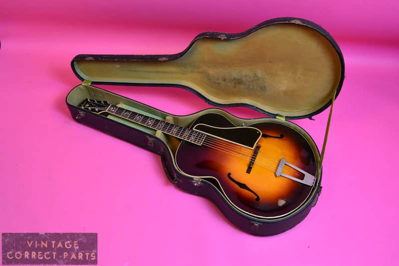 Vintage 1939 Gibson L-7 "Advanced Model"  X-braced, Picture Frame Inlays, Original Case! image 1