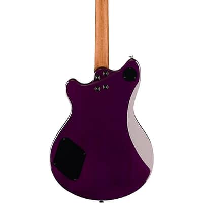 EVH SA-126 Special Semi-Hollow Electric Guitar 2024 - Transparent Purple image 3