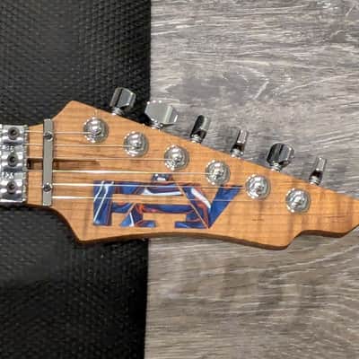 Video added | FAV Guitars Divebomb RHH Sapphire Blue | Gotoh tuners and locking nut | big brass sustain block and claw | 5 way switch image 6