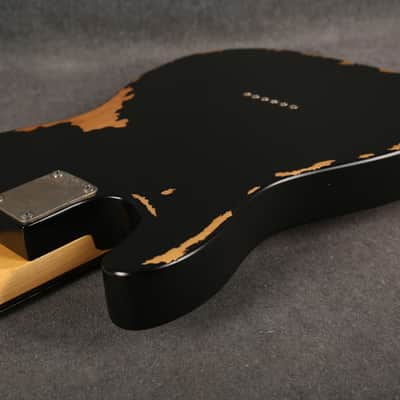 Vintage V62 ICON Electric Guitar - Distressed Black - 2nd Hand image 15