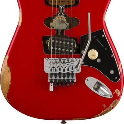 EVH Frankenstein Relic Series Electric Guitar - Maple Fingerboard, Red imagen 1