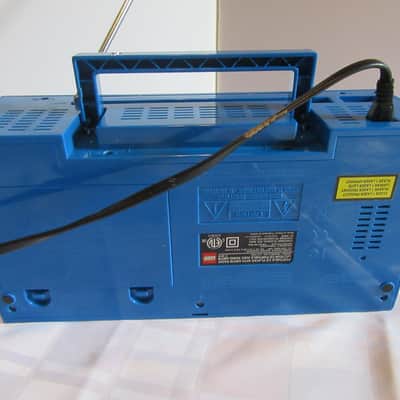 Vintage Lego Blue Brick Stereo Boombox AM / FM Radio CD Player image 11