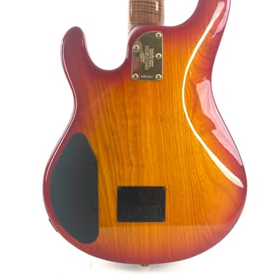 Ernie Ball Music Man Ball Family Reserve StingRay 5 Fretless 2022 - Cherry Sunburst image 3