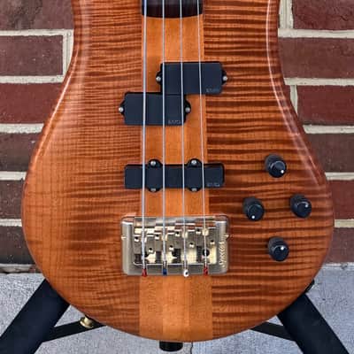 Spector Euro 4 Doug Wimbish Signature Limited Edition, Amber Aged Relic, Figured Maple Top, Plain Maple Body, 3pc Hard Rock Maple Neck, Rosewood Fretboard, EMG DW Pickups, Spector Legacy Preamp, Gig Bag, SN# NB22983 image 2