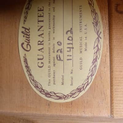 Guild F-20 1974 image 7