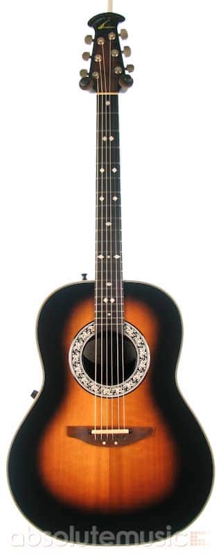 【希少】Ovation USA 1712 Custom Balladeer Used Ovation 1712 CUSTOM BALLADEER Vintage Solid Top Acoustic