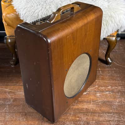 1940s Recording King Model 1016 Deluxe Model Vintage Valco National Dobro 1x12 Tube Combo Amplifier W/ Cover! image 5