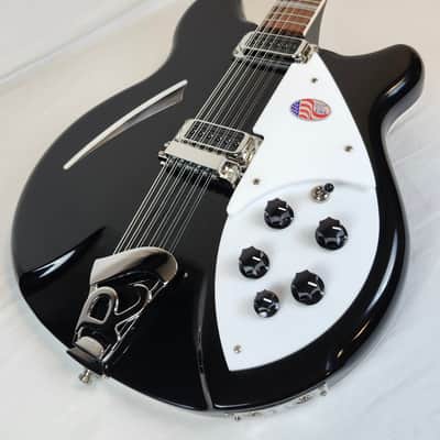 Rickenbacker 360 Jetglo 12-String Semi-Hollow Guitar, Stereo, HSC image 8