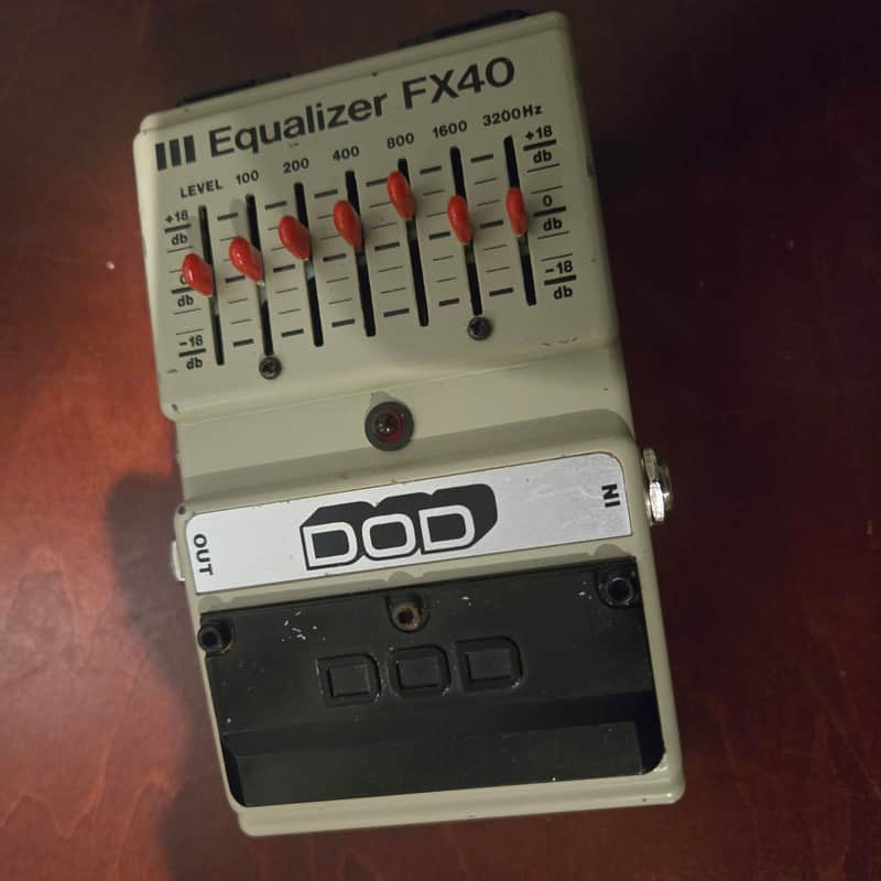 DOD FX40 Graphic EQ Pedal, Super Clean, Tone! 1970's-1980's image 1
