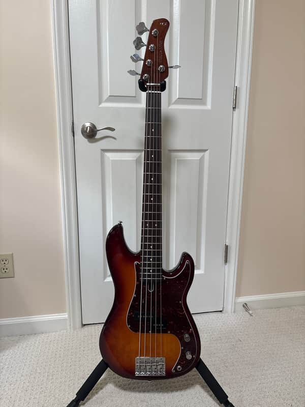 Sire Marcus Miller P5R 5-String 2022 - Present - Tobacco Sunburst image 1