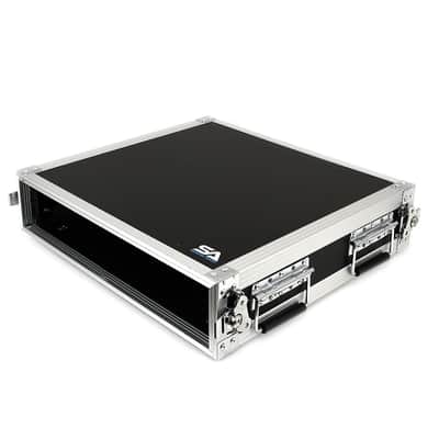 Seismic Audio - 2 Space Pro Audio DJ Road Rack Case - Pro Tour Grade 2U Vertical Amplifier image 1