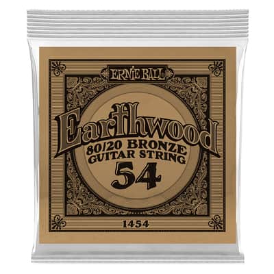 Ernie Ball P01454 .054 Earthwood 80/20 Bronze Acoustic Guitar String