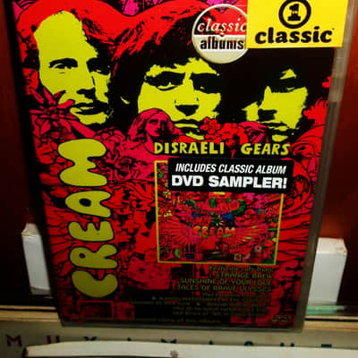 cream disraeli gears sealed new dvd - eric clapton jack bruce ginger baker hard rock blues power image 1