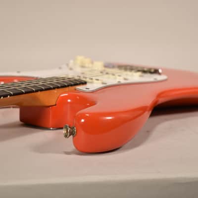1982 Fender American Vintage Stratocaster '62 Reissue Fiesta Red Electric Guitar w/OHSC image 4