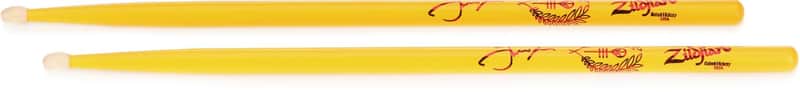 Zildjian Josh Dun Artist Series Drumsticks - Clancy Yellow (5-pack) Bundle image 1