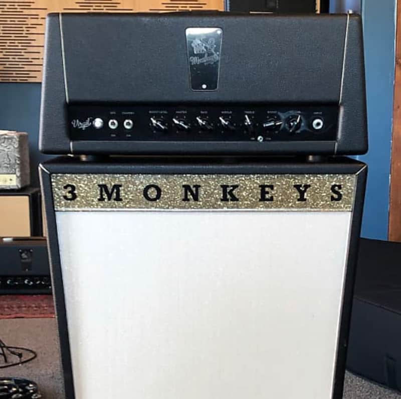 3 Monkeys Virgil Amp Black 1 of 25 w 2x12 Coffin Cabinet Exc. image 1