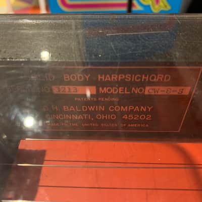Baldwin Electric Harpsichord CW-8-S 1960s. Free Shipping! image 4