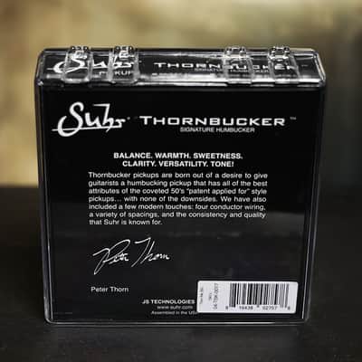 SUHR Thornbucker PAF Neck Rhythm Humbucker Pickup Black 50mm - Pete Thorn Signature Model image 2
