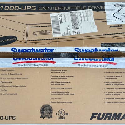 Furman F1000-UPS Uninterruptible Power Supply/Conditioner 2010s - Black (Open Box) image 3