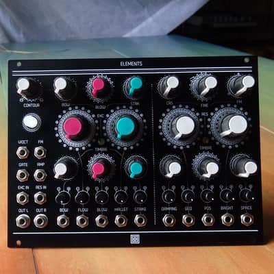 Mutable Instruments Elements Clone w/ Anodized black aluminium Antumbra panel image 1