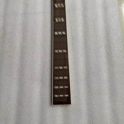 Rosewood Electric Guitar Neck Fingerboard Fretboard, 22 Frets, White Triple Block Inlay image 1