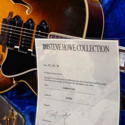 Gibson ES-5 Sunburst 1952 w/Hard Shell Case (owned by Steve Howe) image 11